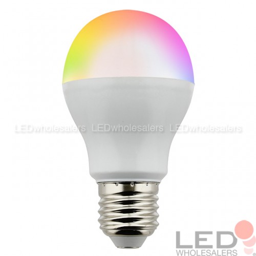 dood gaan Induceren groentje 6W Color-Changing RGB+CCT LED Light Bulb with E27 Base 2.4GHz RF 100-240VAC  | LEDwholesalers