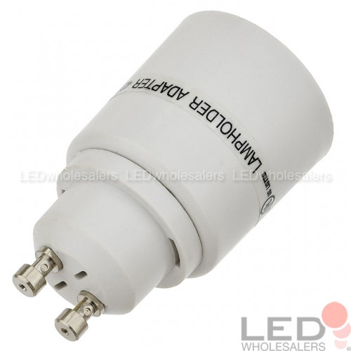 YiLighting (GU10 to E26/E27 Adapter) - GU10 Bayonet Base to E26/E27 Edison  Screw Bulb Socket Adapter Converter