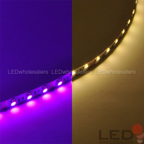 12V 16.4-ft Color-Changing RGBW Flexible LED Ribbon Strip Light with  300xSMD5050 and 300xSMD3014