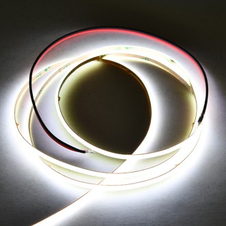 24V Ultra-Thin 90-CRI Flexible Ribbon COB LED Strip Light with Dot-Free Uniform Glow, Pack of 5x 1m Lengths