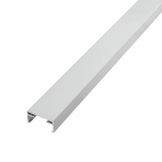 Aluminum Channel System for TPU Flexible Wall Washer LED Strip Installations, Pack of 5x 1m Segments