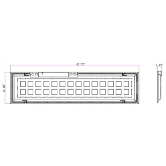 1x4-ft 40W/35W/30W Power-Adjustable and 5000K/4000K/3500K CCT-Adjustable Glare-Free Back-Lit LED Panel Light with 0-10V Dimming, ETL and DLC Listed (4-Pack)