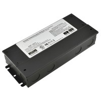 24V 96-Watt Constant Voltage Class 2 5-in-1 TRIAC & 0-10V Dimmable PWM Output Electronic LED Driver with Integrated J-Box