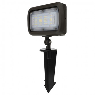 Series 7 Low Voltage Compact 40w Led Landscape Flood Light With 1 2 Threaded Knuckle Mount Ledwholesalers