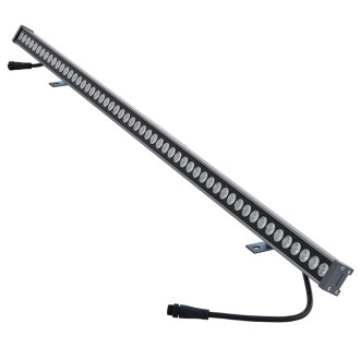 39" 24V~48V Linkable Water-Resistant Slim Aluminum RGB+CCT Smart LED Wall-Washer Light Bar 2.4GHz RF