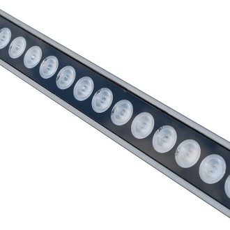 39" 24V~48V Linkable Water-Resistant Slim Aluminum RGB+CCT Smart LED Wall-Washer Light Bar 2.4GHz RF