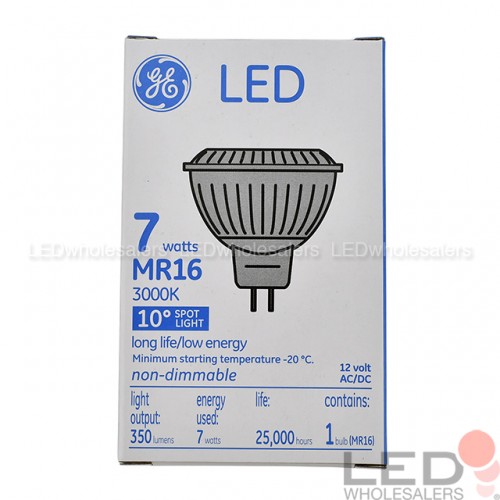 GE MR16 Dimmable 390 Lumens Indoor Floodlight LED Bulb 7 Watt 3000 Kelvin -  Office Depot