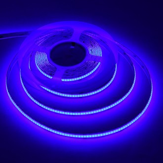 24V 75W 16.4-ft Color-Changing RGB COB Flexible Ribbon LED Light Strip Kit with IR Controller and Power Supply