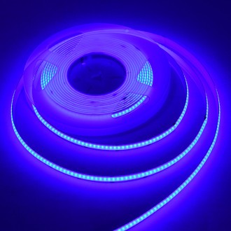 24V 70W 16.4-ft Color-Changing RGB COB Flexible Ribbon LED Light Strip Kit with IR Controller and Power Supply