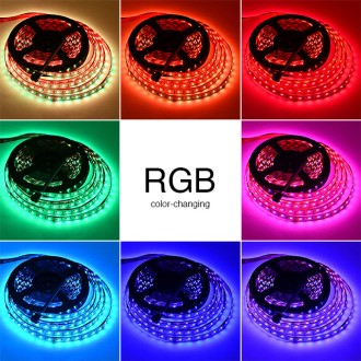 24V 240W High-CRI 32.8-ft RGBW Color-Changing + Warm-White Flexible LED Ribbon Strip Light with SMD1808RGB and SMD2835